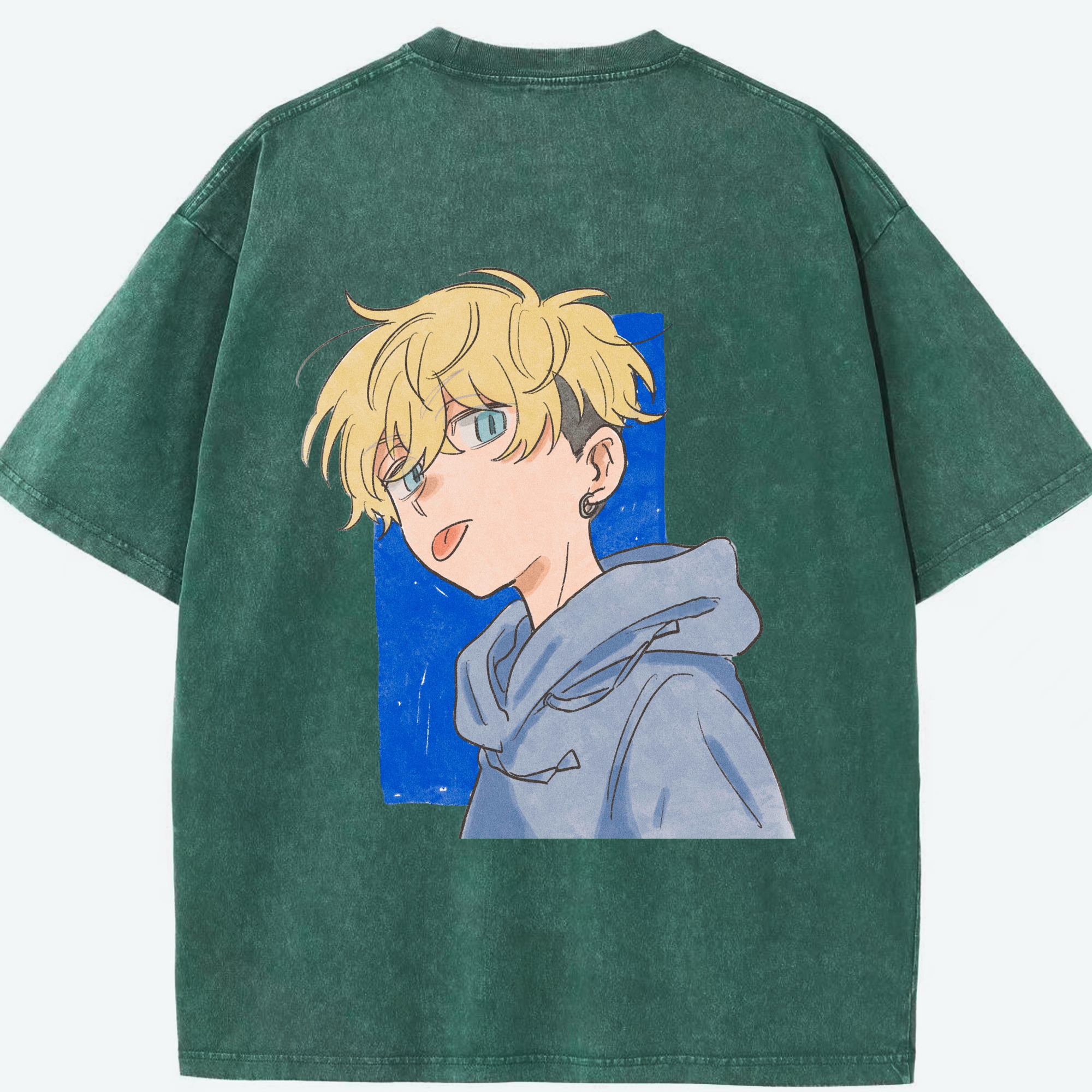 （画像用） 東京リベンジャーズ Tokyo Revengers 綿100% ヴィンテージ風 半袖Tシャツ（背面プリント）